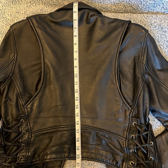 Leather motorcycle jacket vintage - Picture 8 of 11